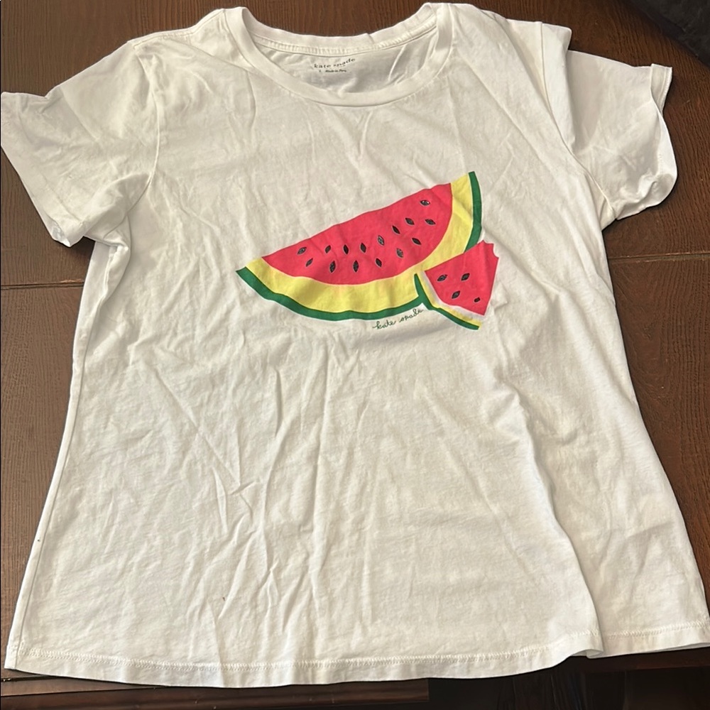 Kate Spade Watermelon Slice Graphic T-Shirt, Size L NWOT